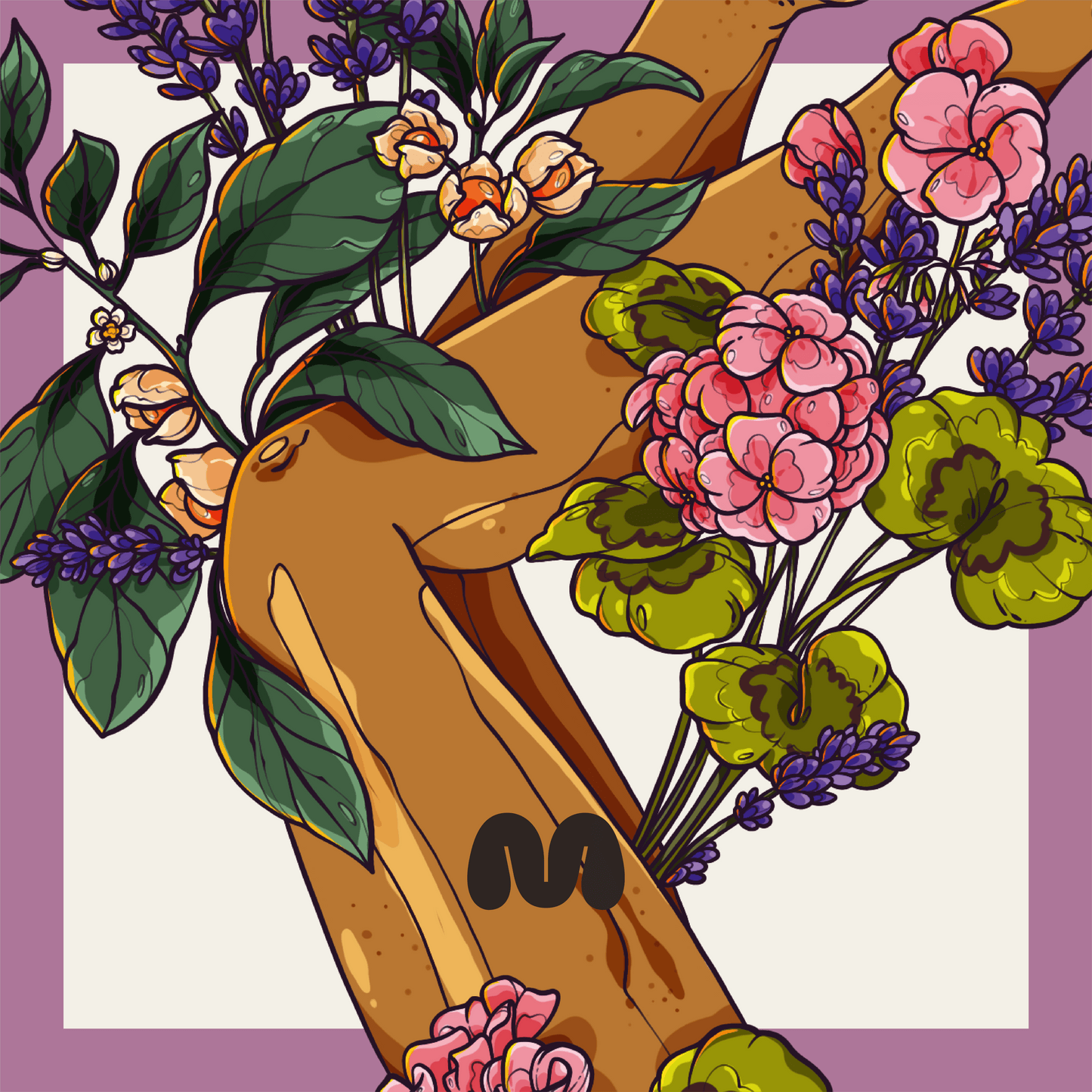 Lavender bath salts soak