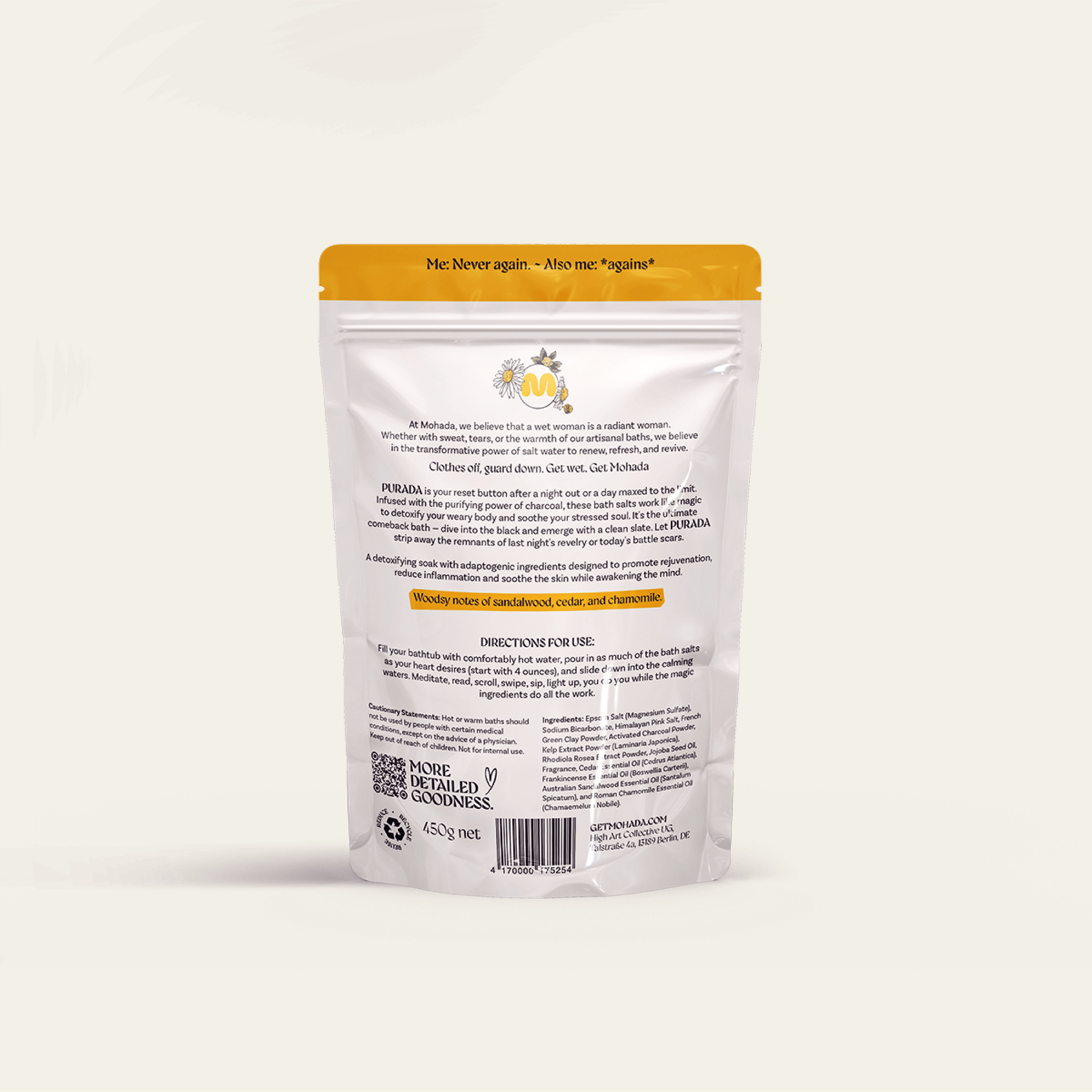 Refresh your skin bath salts